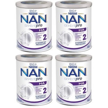 NESTLE NAN EXPERTPRO HA 2 Mleko następne dla niemowląt 4 x 800 g