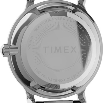 Zegarek damski srebrny na bransolecie TIMEX TW2U86700 modny elegancki