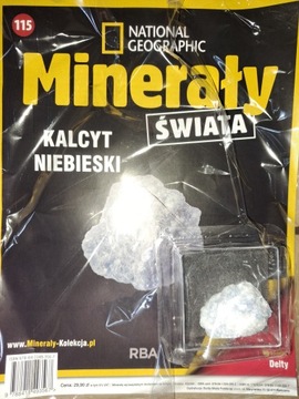 MINERAŁY ŚWIATA 115 / 2024 KALCYT NIEBIESKI