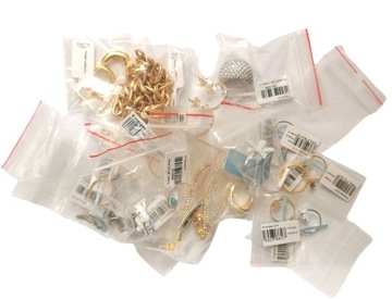 Pakiet Hurt zestaw biżuterii selfie jewellery 44 szt srebro 925 i inne