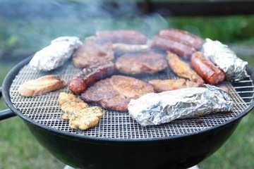 MATA DO GRILLOWANIA PIECZENIA TEFLONOWA NA GRILLA SIATKA WIELORAZOWA 42x36