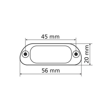 Освещение номерного знака 4LED LAMPA90162