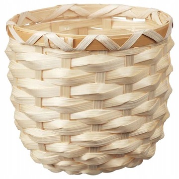 IKEA KAFFEBONA OSŁONKA DONICZKI BAMBUS 12 CM