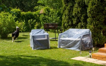 Folia ochronna / pokrowiec na kanapę 4-osobową