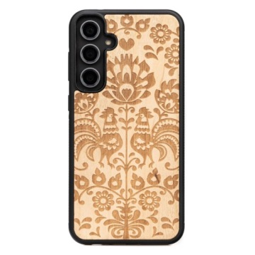 Dřevěné Pouzdro Bewood pro Samsung Galaxy S23 Fe Polský Folk Aniegre