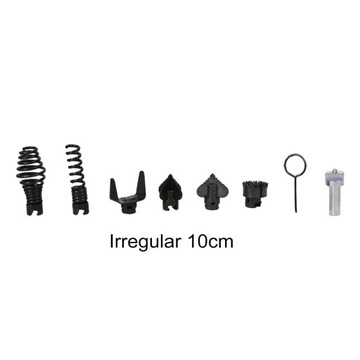 Drain Line Cleaner Tool Cutter Head do pogłębiania pogłębiarki kanalizacyjnej Black 8szt