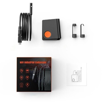 ЭНДОСКОПНАЯ КАМЕРА ДЛЯ ПРОВЕРКИ 2xКАМЕРА 5M 8+1 LED ТЕЛЕФОННОЕ ПРИЛОЖЕНИЕ WIFI FHD IP67