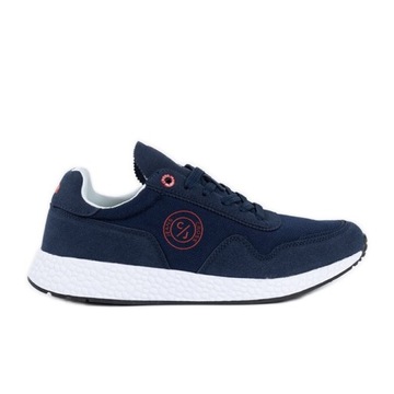 Granatowe męskie sneakersy Cross Jeans r.42