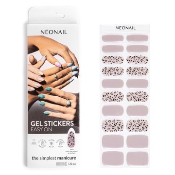 NEONAIL Lakier Hybrydowy w naklejce GEL STICKERS EASY ON M04 - MANICURE