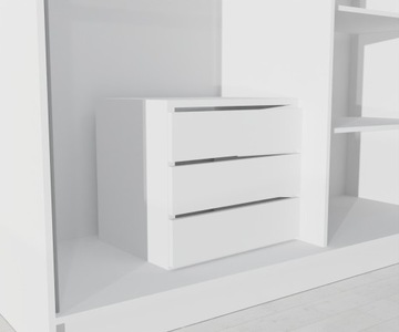 ШКАФ-ШКАФ - 3D HORTON 210 СМ ДУБ СОНОМА LACOBEL