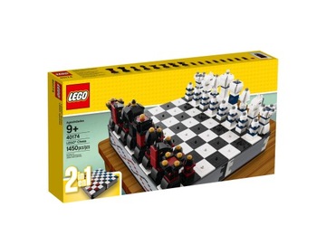 Gra LEGO 40174 Zestaw szachów SZACHY + WARCABY - NOWE