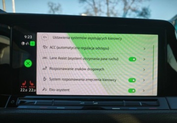 Volkswagen Golf VIII GTI 2.0 TSI 245KM 2022 Volkswagen Golf GTI, ACC, Matrix, GPS, Sportowe fotele podgrzewane, Digita, zdjęcie 30