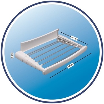 Телескопическая настенная сушилка VILEDA Genius 70