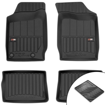 3D gumové koberce Renault Thalia I 1999-2008 podložka bonus