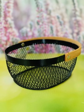 МЕТАЛЛИЧЕСКАЯ КОРЗИНА-ОРГАНАЙЗЕР КОРЗИНА МЕТАЛЛ ДЕРЕВО c