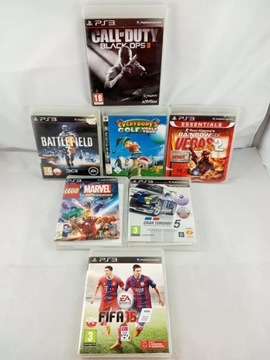 КОНСОЛЬ PS3 80 ГБ + 2 ПАДА + ИГРЫ ДЛЯ ВСЕХ