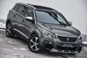 Peugeot 5008 II Crossover 2.0 BlueHDI 180KM 2018 Peugeot 5008 PEUGEOT 5008 GT 2.0HDI 180KM 7-OSOB LED Panorama Kamery Gwara