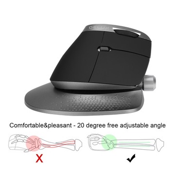 Беспроводная игровая мышь DELUX M618X Вертикальная игровая USB-мышь KI Mice