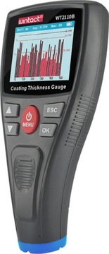 ИЗМЕРИТЕЛЬ ТОЛЩИНЫ КРАСКИ МАТЕРИАЛ ДАТЧИК ТЕСТЕР ПОКРЫТИЯ USB ПК BT ПРИЛОЖЕНИЕ ЖК-дисплей