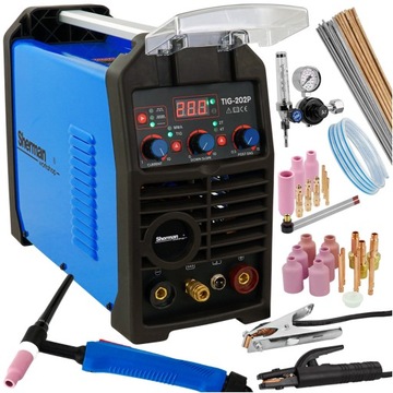Sherman 200A spawarka inwertorowa 2w1 TIG MMA
