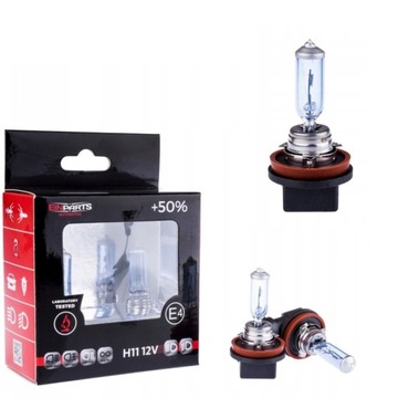 ŻARÓWKI HALOGENOWE H11 12V 55W +50%