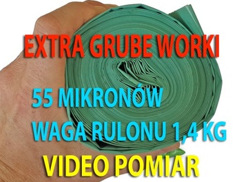 GruBE zielone worki na śmieci 240l PRODUCENT 10SZT