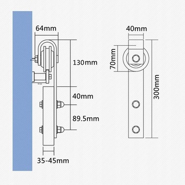 КОМПЛЕКТ РАЗДВИЖНЫХ ДВЕРЕЙ LOFT АМАРНАЯ ДВЕРЬ 2 м