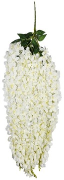 Wistaria sztuczna glicynia girlanda 93 cm écru