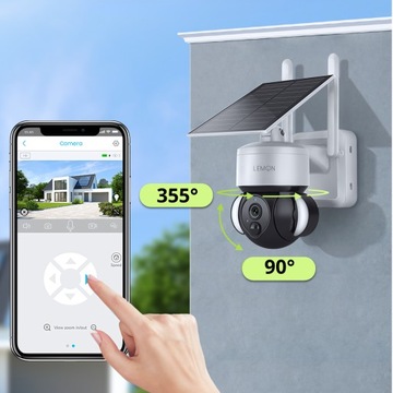 GSM СОЛНЕЧНАЯ КАМЕРА ДЛЯ LTE SIM-КАРТЫ, ВРАЩАЮЩАЯСЯ НА УЛИЦЕ, 3 Мп Mevo