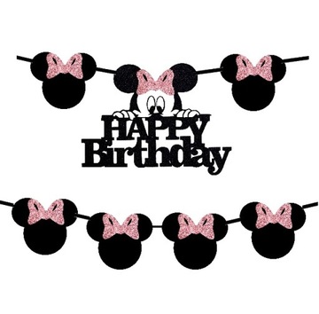 BANER girlanda dekoracja myszka MINNIE MINI