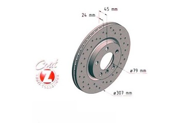 ZIMMERMANN TARCZE HAMULCOWE 2SZT MINI COUNTRYMAN 1