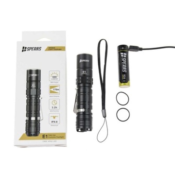 Latarka akumulatorowa Speras E1 PRO Luminus SST40