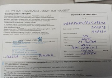 Peugeot 2023 Peugeot 308 50 Allure Pack AUTOMAT 130 KM I wl. FV23 1.2 Benzyna, zdjęcie 36