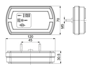 2X CLEO МАЛЕНЬКАЯ НЕОНОВАЯ СВЕТОДИОДНАЯ КОМБИНИРОВАННАЯ ЛАМПА HORPOL 9-32 В