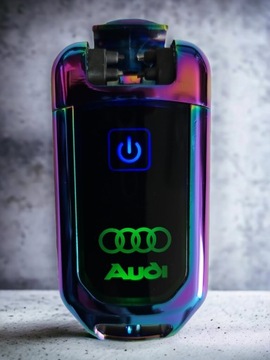 ПЛАЗМЕННАЯ ЗАЖИГАЛКА AUDI ПОДАРОЧНАЯ КОРОБКА СВЕТОДИОДНЫЙ АВТОМОБИЛЬНЫЙ БРЕЛОК