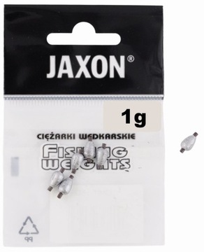 1g 1,0g ŁEZKI OLIWKI Z IGIELITEM CIĘŻARKI JAXON ŁEZKA 6szt