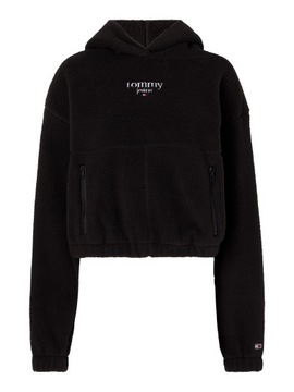 TOMMY HILFIGER BLUZA POLAR DAMSKA TJW BLACK r.S