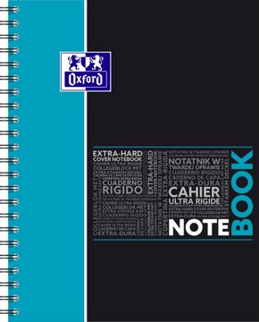 Kołonotatnik A4+/80k OXFORD NOTEBOOK kratka