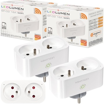 Inteligentne Gniazdko Elektryczne Watomierz Programator WIFI TUYA SMART