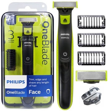 Philips OneBlade golarka brody QP2520/20 3 NASADKI