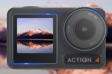 Закаленное стекло для объектива и экрана для DJI OSMO Action 4–6 шт.