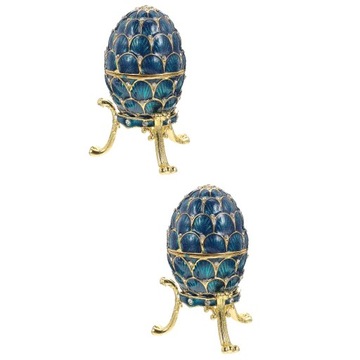 ПОДАРОЧНЫЙ НАБОР ФАБЕРЖЕ С ПЕТЛЯМИ ЯЙЦА ДЛЯ УКРАШЕНИЙ 2