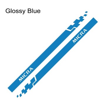 2 шт. для Nissan Micra k11 k12 k13 k14 наклейки на юбку двери автомобиля виниловая пленка Sp