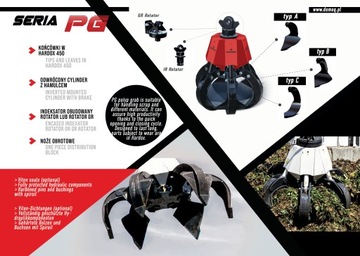 ПЯТИПАЛЬЦЕВЫЙ ГРАПЕР ДЛЯ ЛОМОВ DEMOQ PG500