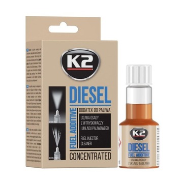 K2 DIESEL GO 50ml DODATEK DO DIESLA CZYŚCI UKŁAD PALIWOWY