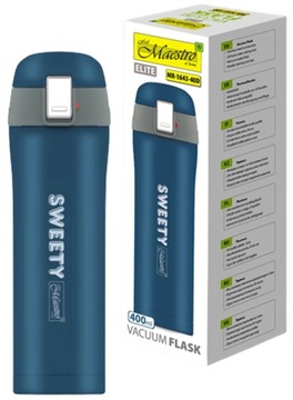 Kubek termiczny Bidon 400 ml Maestro stal 18/10