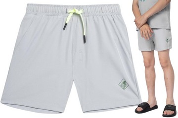 Spodenki plażowe boardshorty chłopięce 4F Junior r. 134-140
