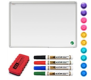 Керамическая магнитная доска 400х120см для школы + подарки
