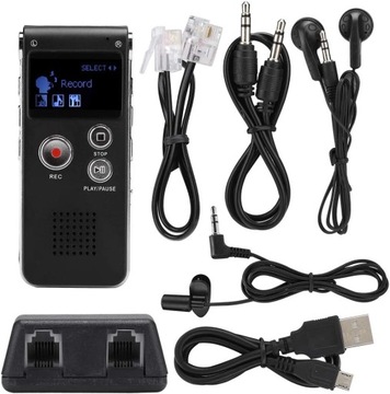 ПРОФЕССИОНАЛЬНЫЙ ЦИФРОВОЙ ДИКТОФОН 8 ГБ USB