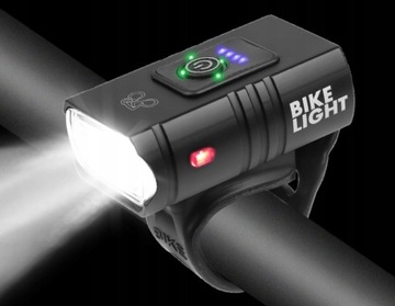 Комплект светодиодного освещения Задний передний USB-фонарь для велосипеда (E026)